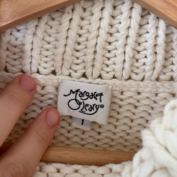 Margaret OLeary Cotton Chunky Knit Turtleneck - Size XS - Picture 2 of 2